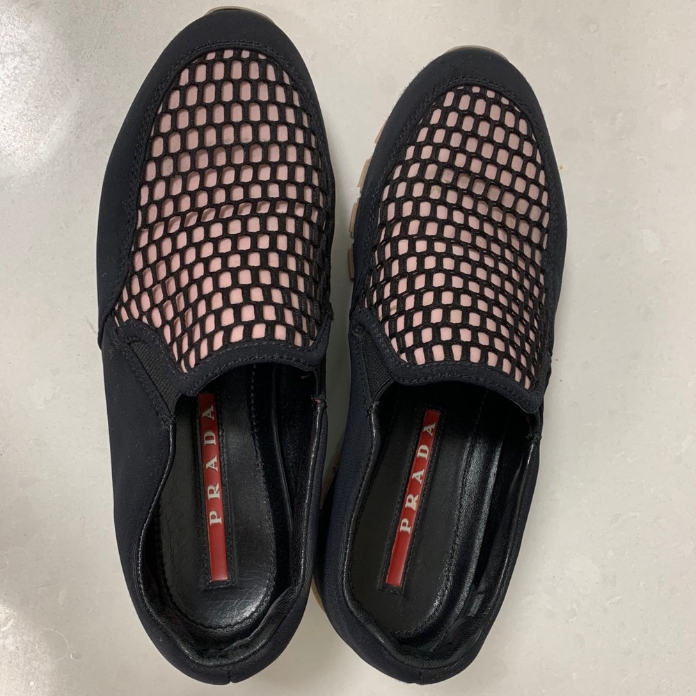 Prada Sneakers. Meshed. Very comfortable. Size 8.